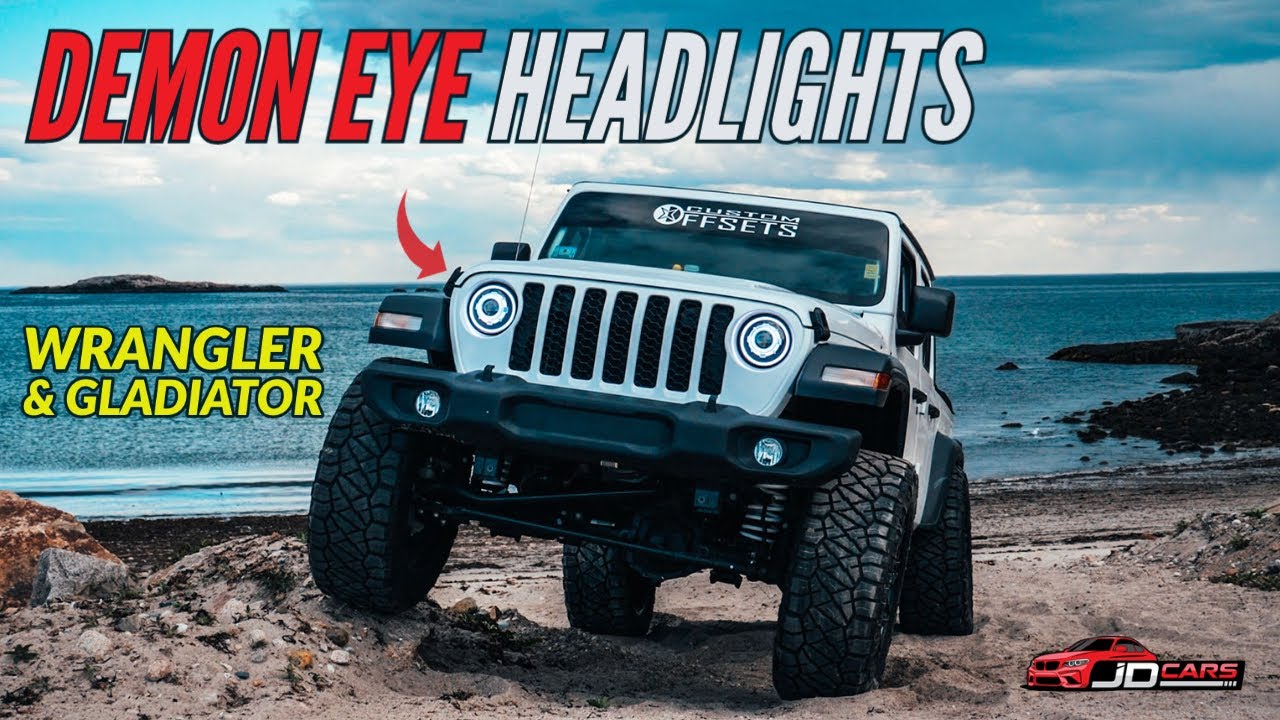 Demon Eye LED Headlights // Wrangler JK & JL - Gladiator JT