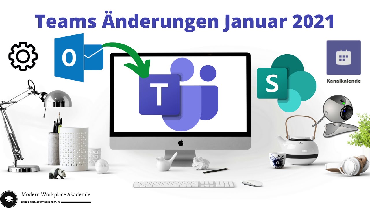 Was ist neu in Microsoft Teams? | Änderungen aus Januar 2021 | Besprechungs-Chat und Outlook