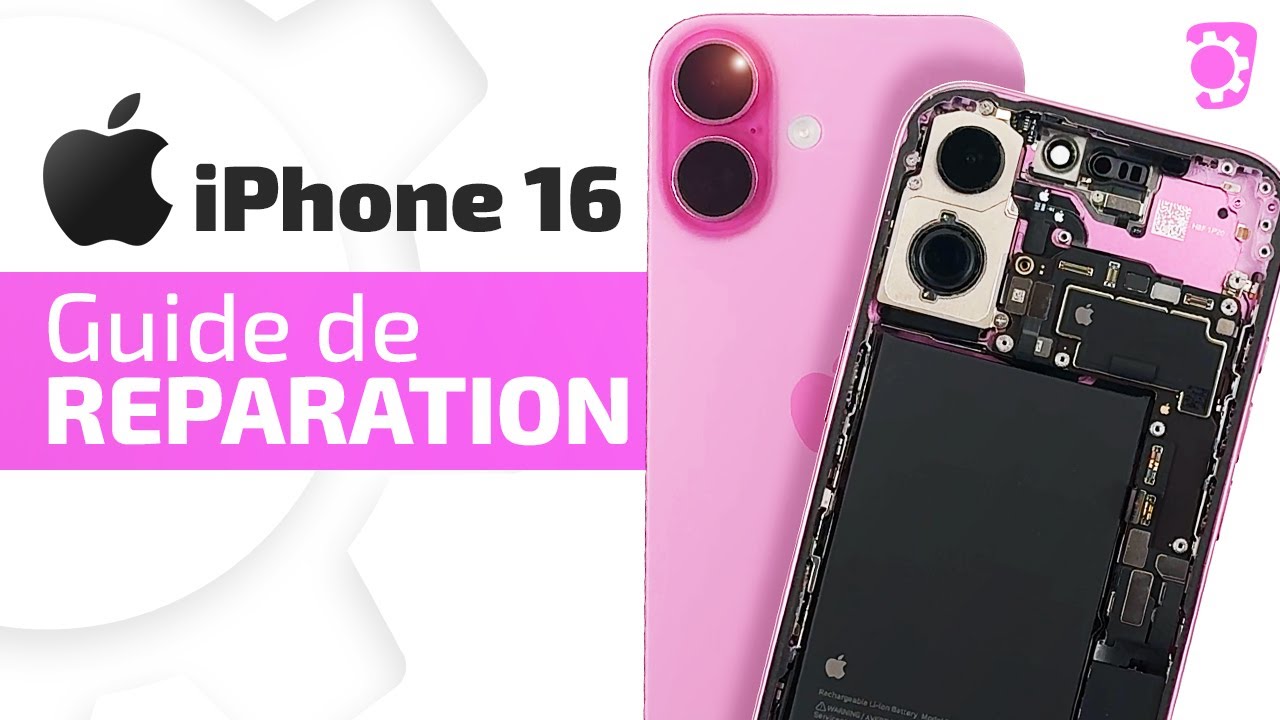Démontage complet et réparations possibles de l'iPhone 16 | Brico-phone
