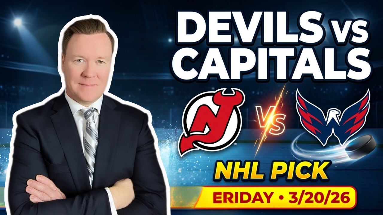 New Jersey Devils vs Washington Capitals – NHL Pick l Friday 3/20/26 l Vernon’s Picks & Predictions