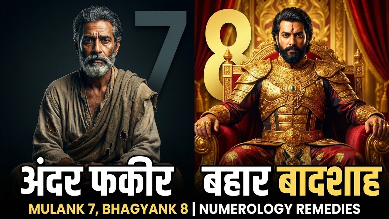 A Saint Inside, A King Outside | Mulank 7 and Bhagyank 8 | Numerology Remedies