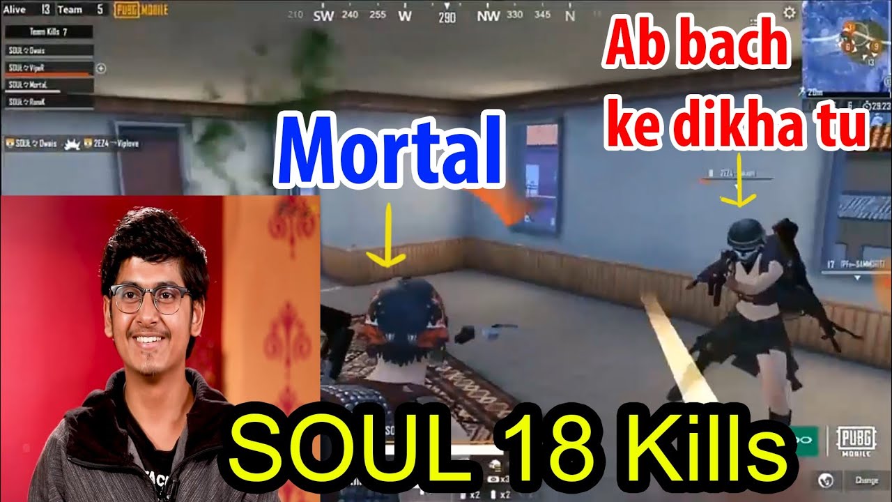 Soul mortal wipe all team | Oppo &times; PUBG Mobile INDIA series online Playoffs | Round 1
