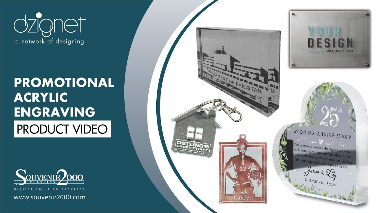 Customised Promotional Acrylic Engraving