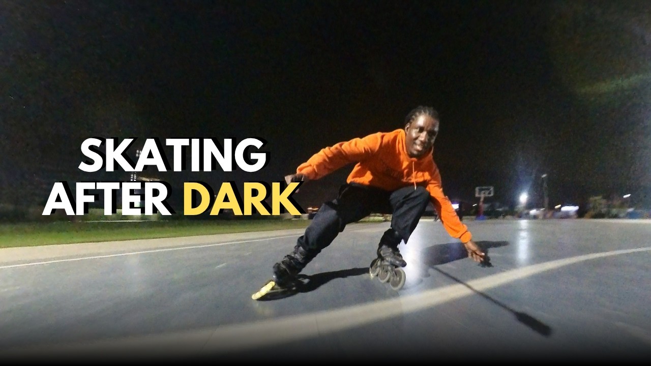 Night Skating at the Park | Big Wheel Inline Skate Session