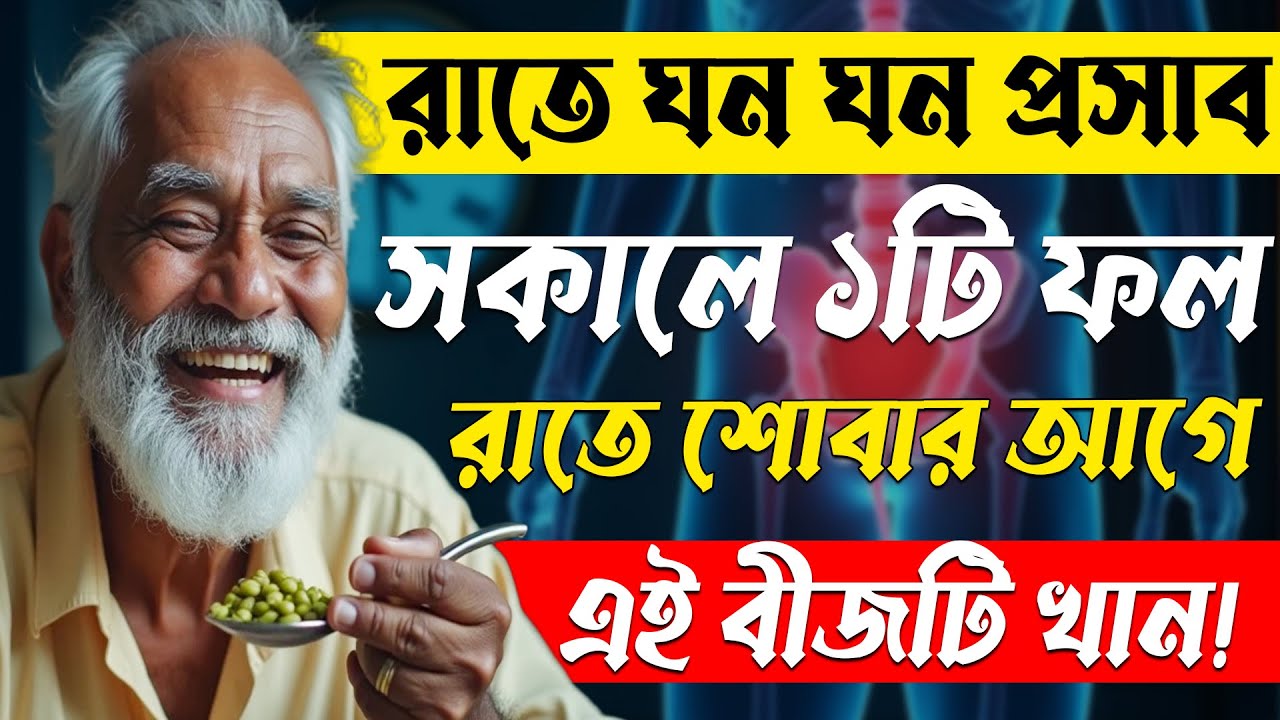 ৬০ বছরের পর রাতে ঘন ঘন প্রস্রাব? এই ১টি বীজ খেলেই মুক্ত ! Prostate & Urinary Problems Solution