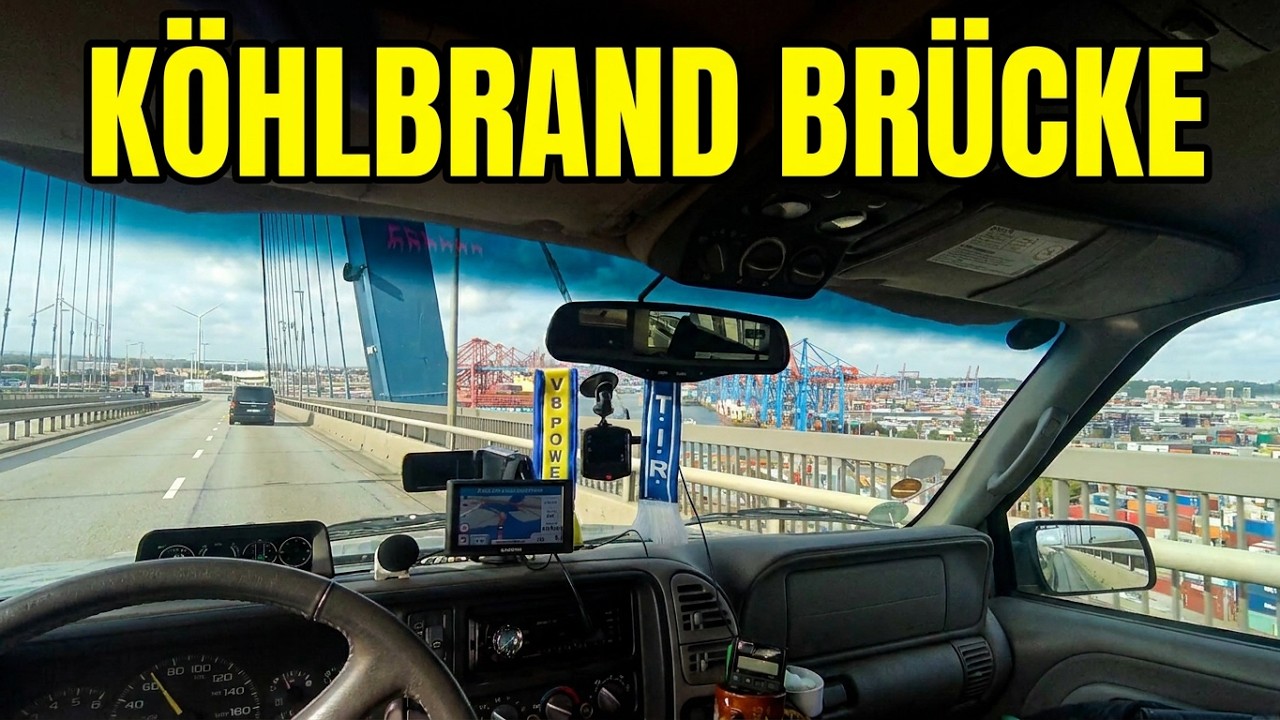🚙👀 HH Hafen und Köhlbrandbrücke Roadview #/268 #roadview #hamburg #hafen