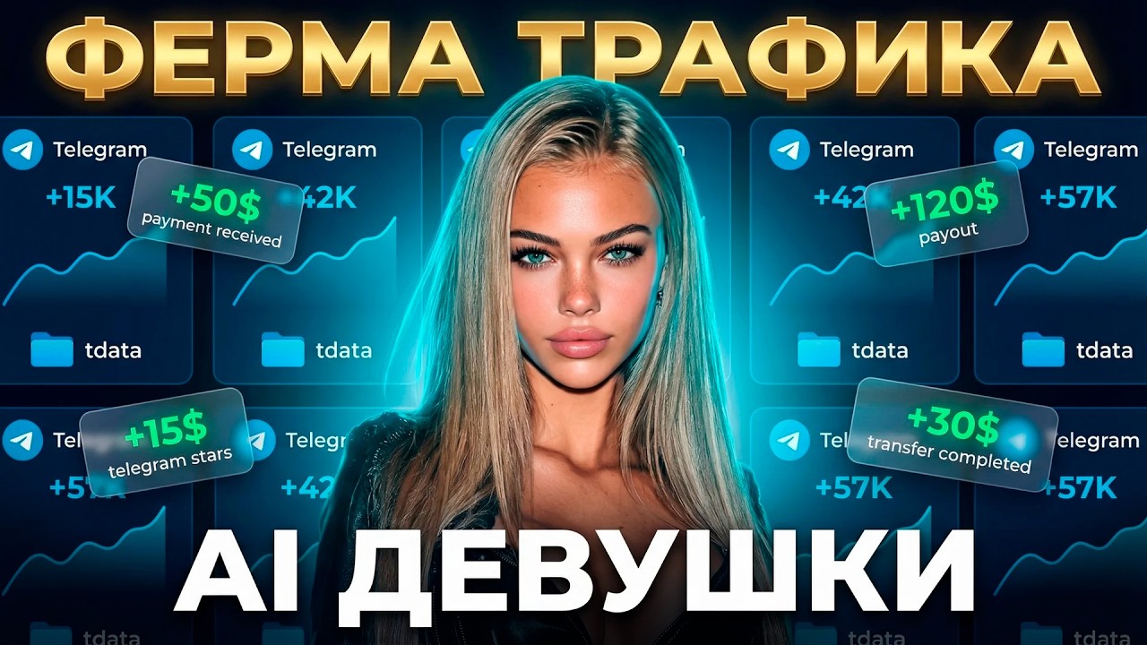 ФЕРМА ИИ-ДЕВУШЕК: +1357 Заявок в Телеграм!