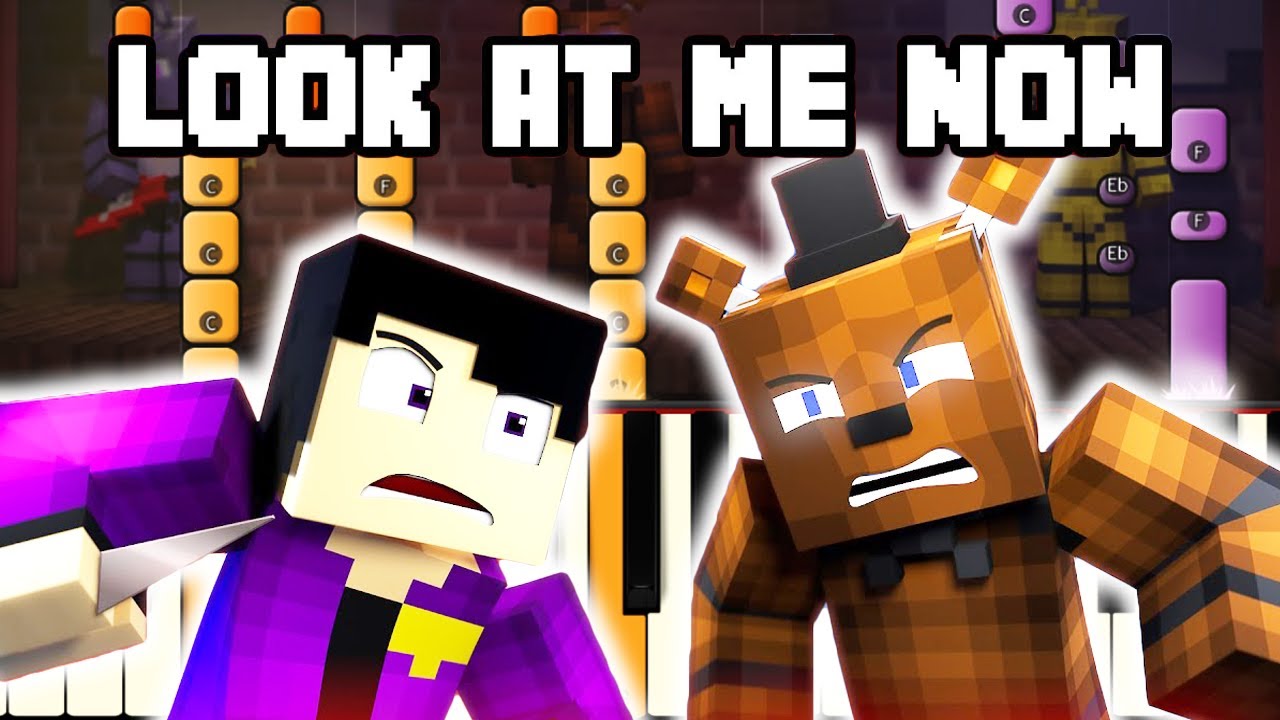 Look At Me Now - TryHardNinja FNAF Minecraft [Piano Cover]