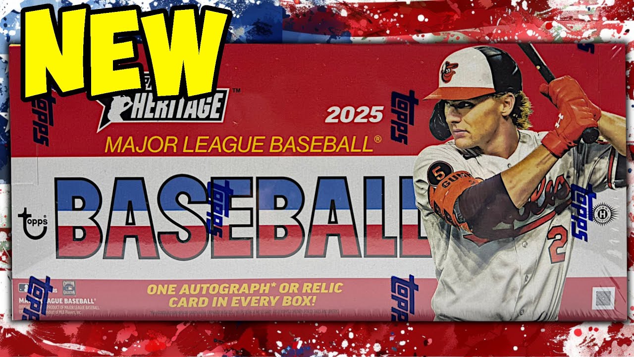 NEW RELEASE!!! 2025 TOPPS HERITAGE HOBBY BOX BASEBALL CARDS