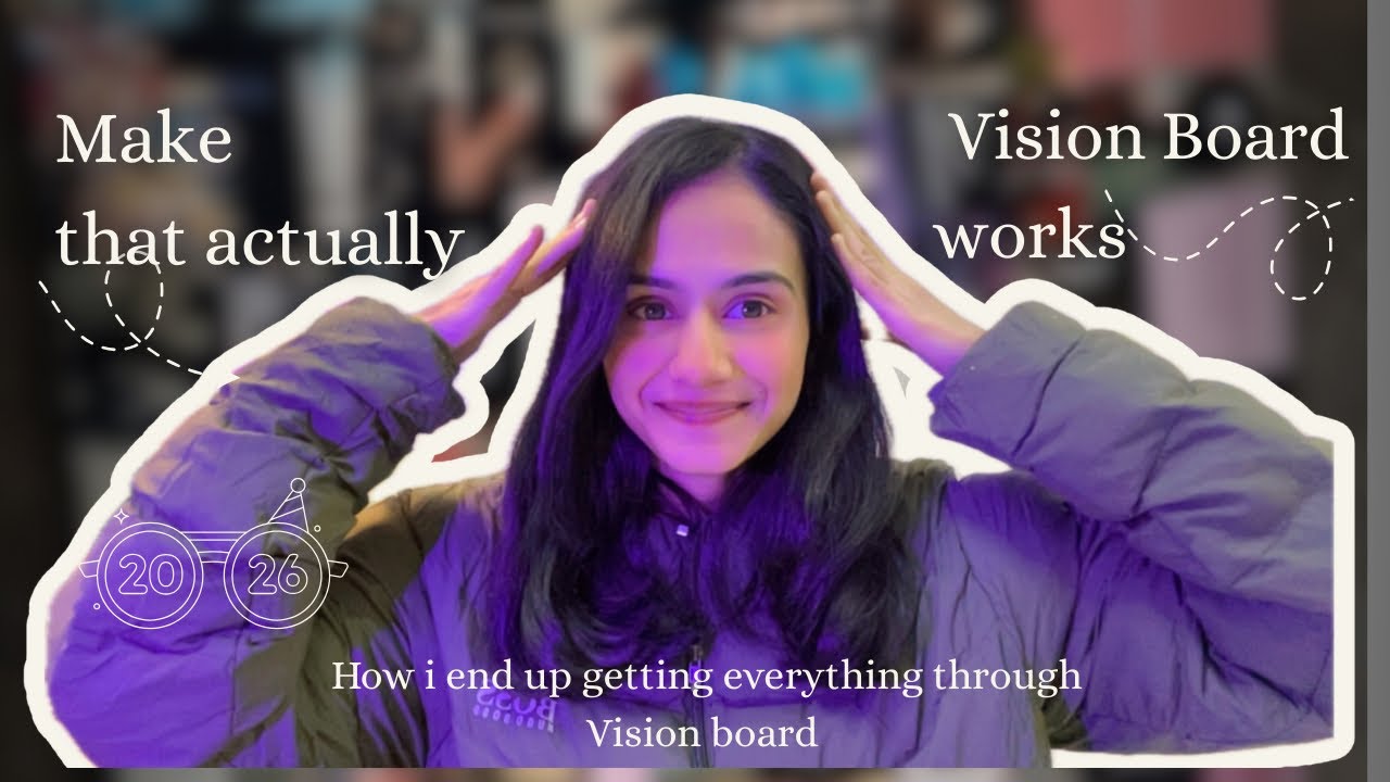 Make VISION BOARD 2026 with this technique to *Manifest Anything*#manifestation#visionboard#2026#yt 