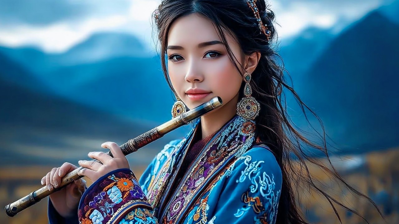 Tibetan Healing Flute, Natural Melatonin Boost, Sound Therapy for Deep Sleep and Emotional Healing