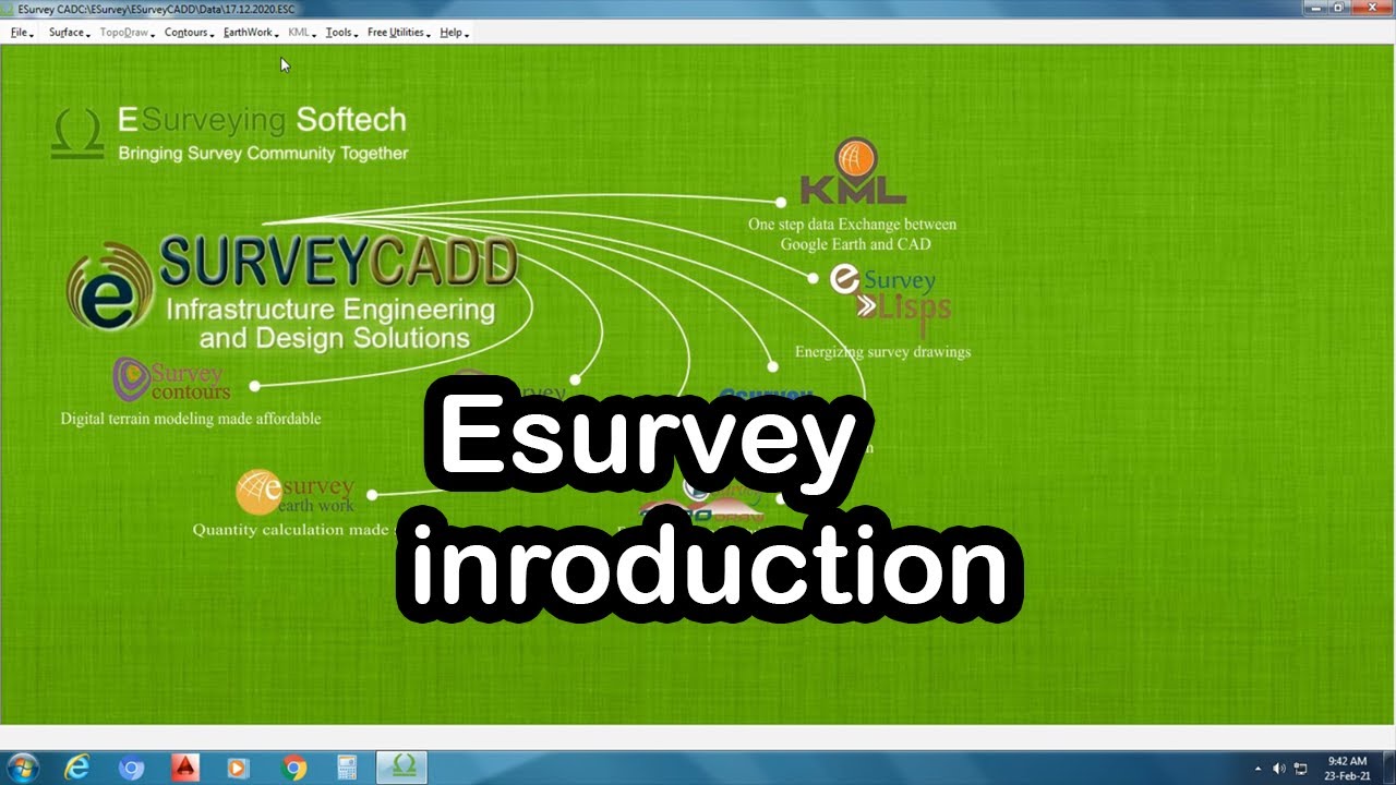 WHAT IS  E-SURVEY |E-survey introduction |#CivilSurveyEngineeringAP