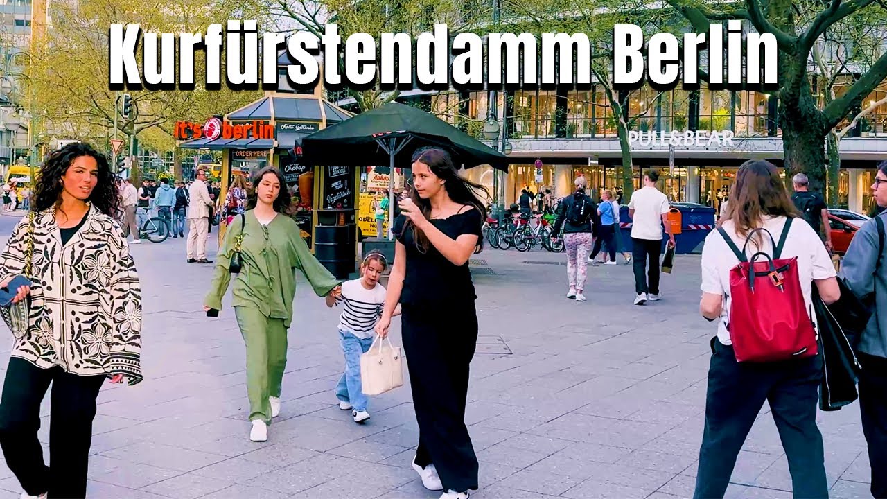 Kurfürstendamm Berlin 🇩🇪 (Ku'damm) Walking Tour 2025 | Famous Shopping Street Germany | 4K UltraHD