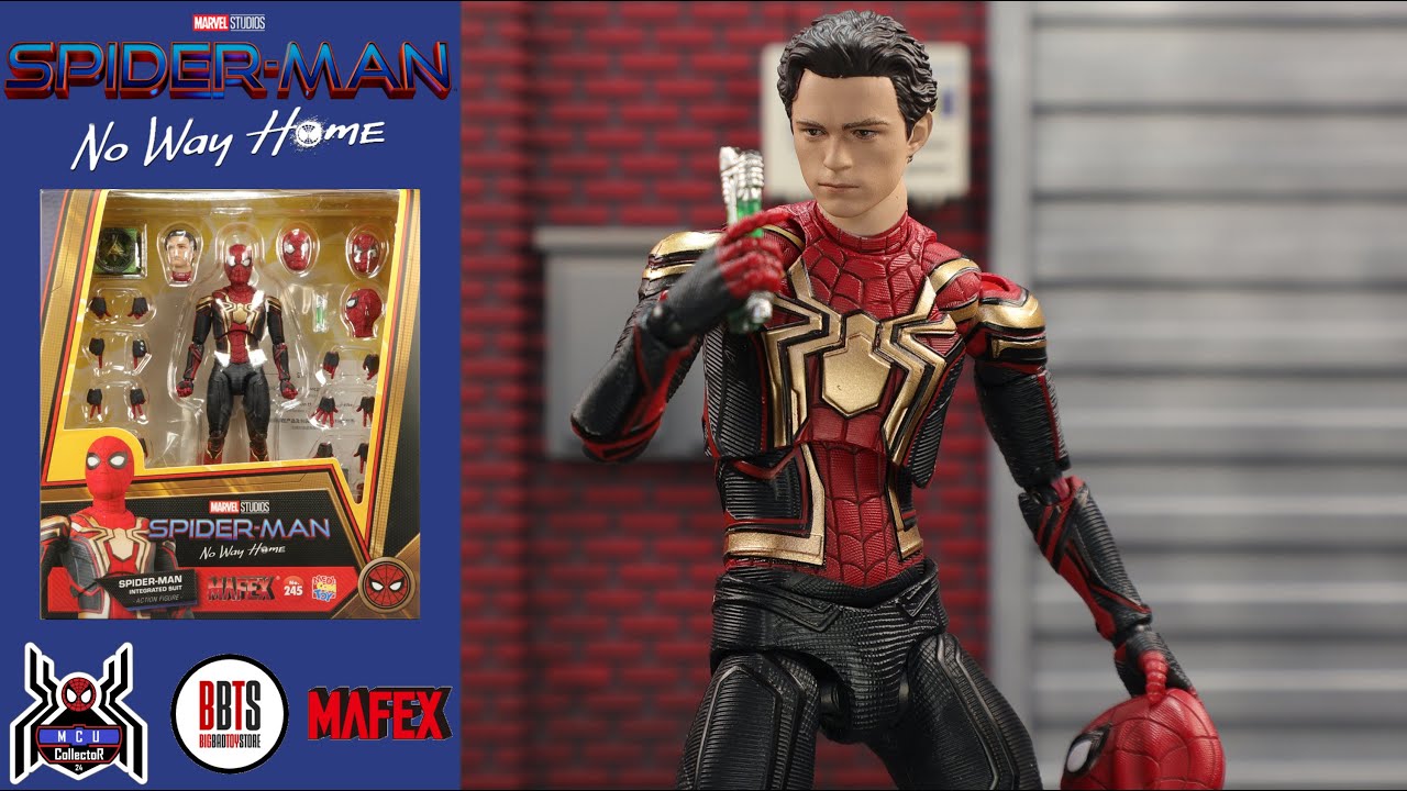 Mafex No 245 Marvel SPIDER-MAN INTEGRATED SUIT No Way Home Tom Holland MCU Movie Figure Review