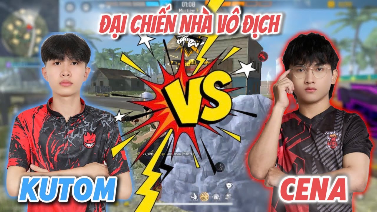 FREE FIRE | KING OF MAP CHAMPION BATTLE - CENA VS KUTOM