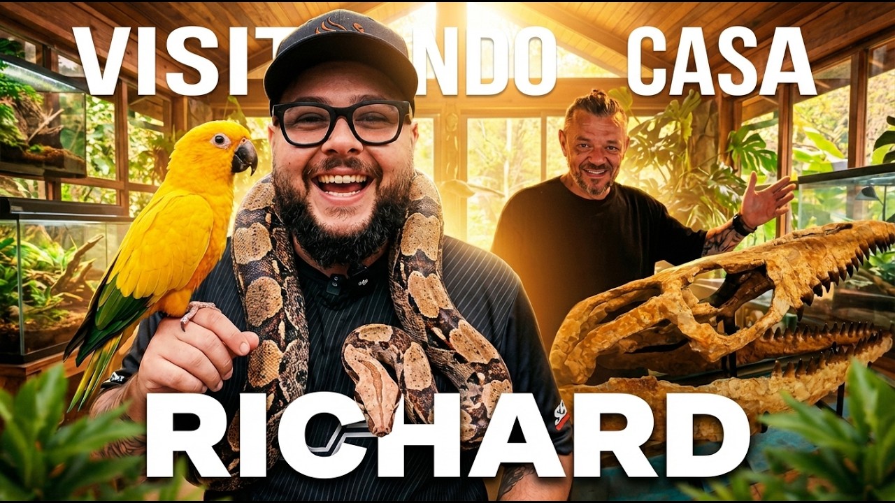 VISITAMOS A CASA MAIS ANIMAL DO BRASIL @RichardRasmussenSelvagem  E PERDI O MEDO DA COBRA