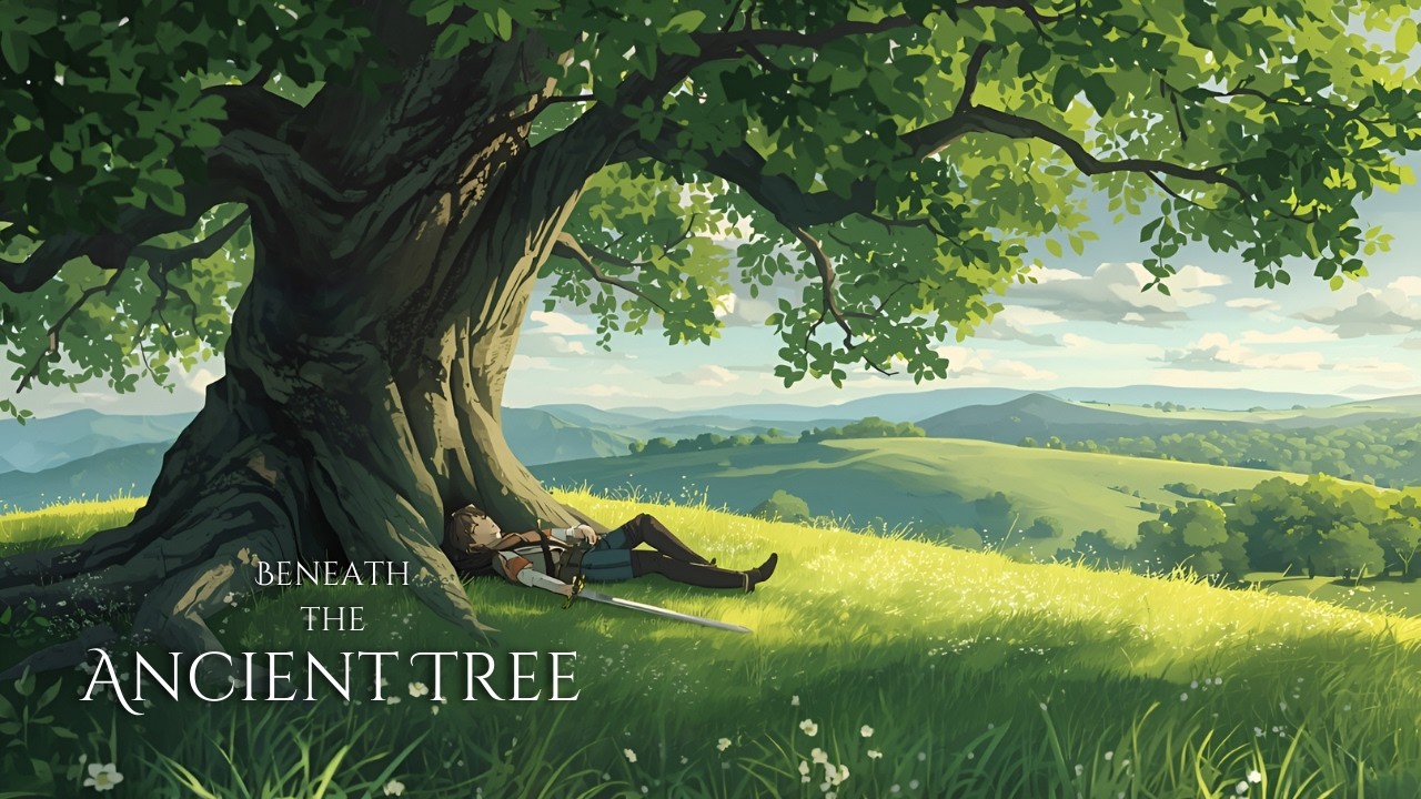 🌳 Beneath the Ancient Tree 🌼 | Serene Fantasy Soundscape