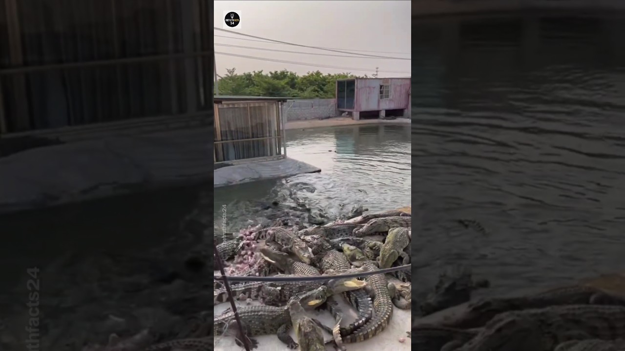 థాయిలాండ్‌లో మొసళ్ళతో కోట్ల బిజినెస్ 😱 | Crocodile Farming Facts 