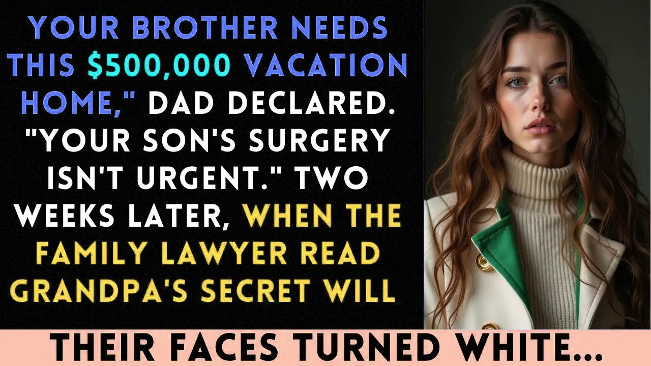 My Parents Built My Brother A Beach House But Refused To Fund My Son's Emergency Surgery...