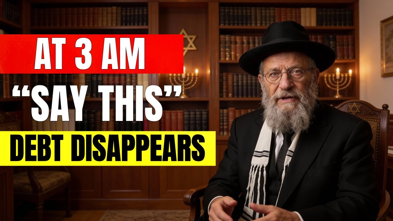 Rabbi's 3AM Prayer: Say These 9 Words and Watch Debt Disappear