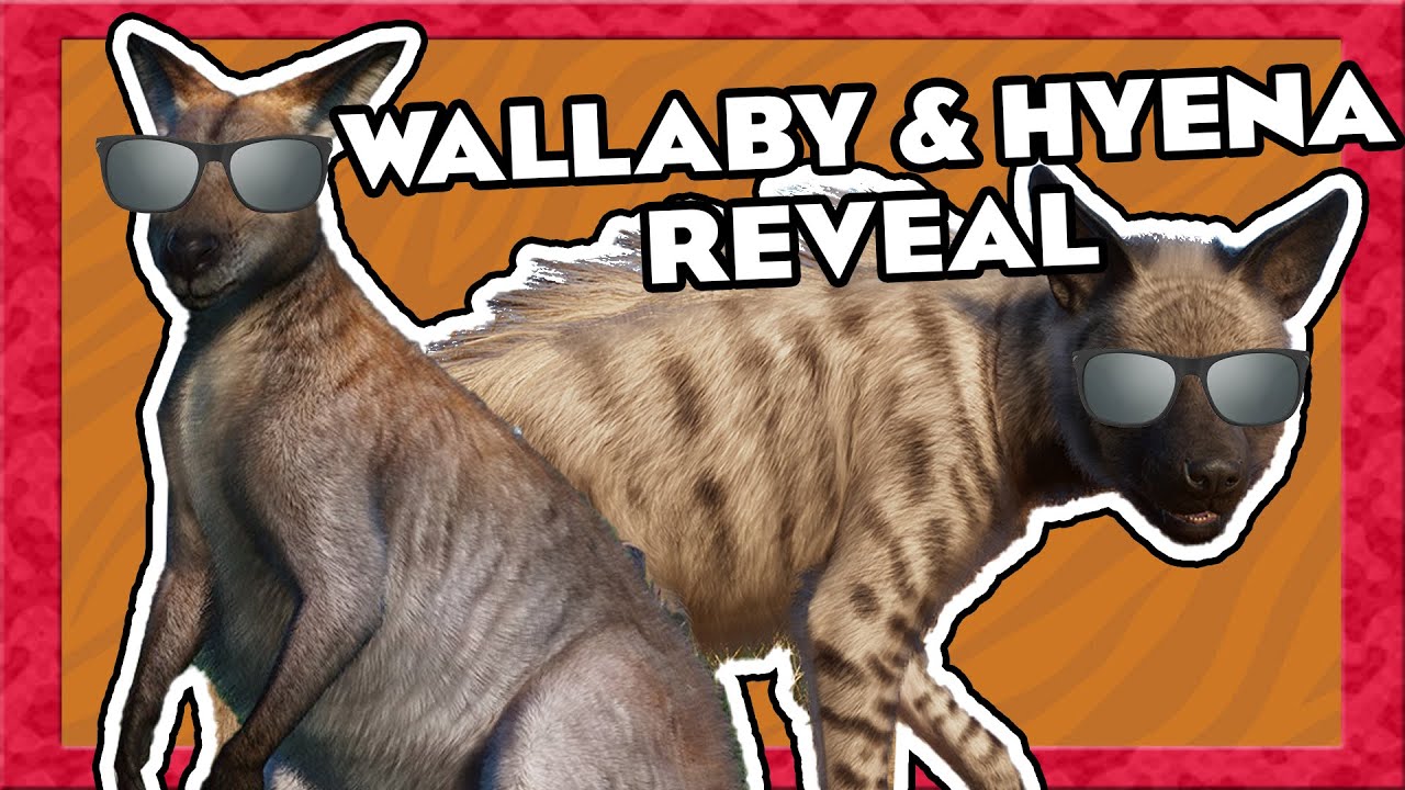 Red-Necked Wallaby and Striped Hyena Reveals! - Planet Zoo News