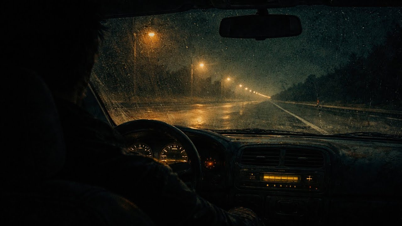 Rain on Windshield — Late Night Drive | Midnight Miles Radio