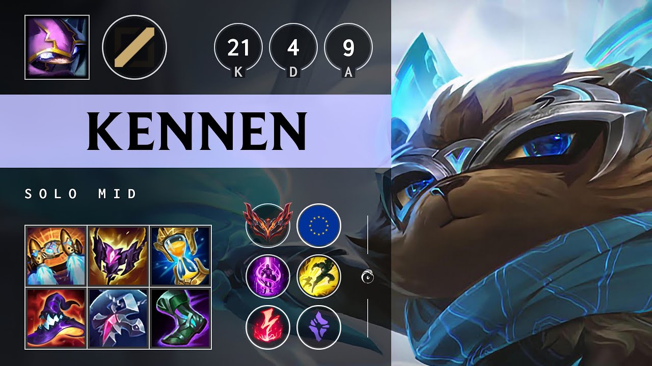 Kennen Mid vs LeBlanc: Legendary - EUW Grandmaster Patch 14.20