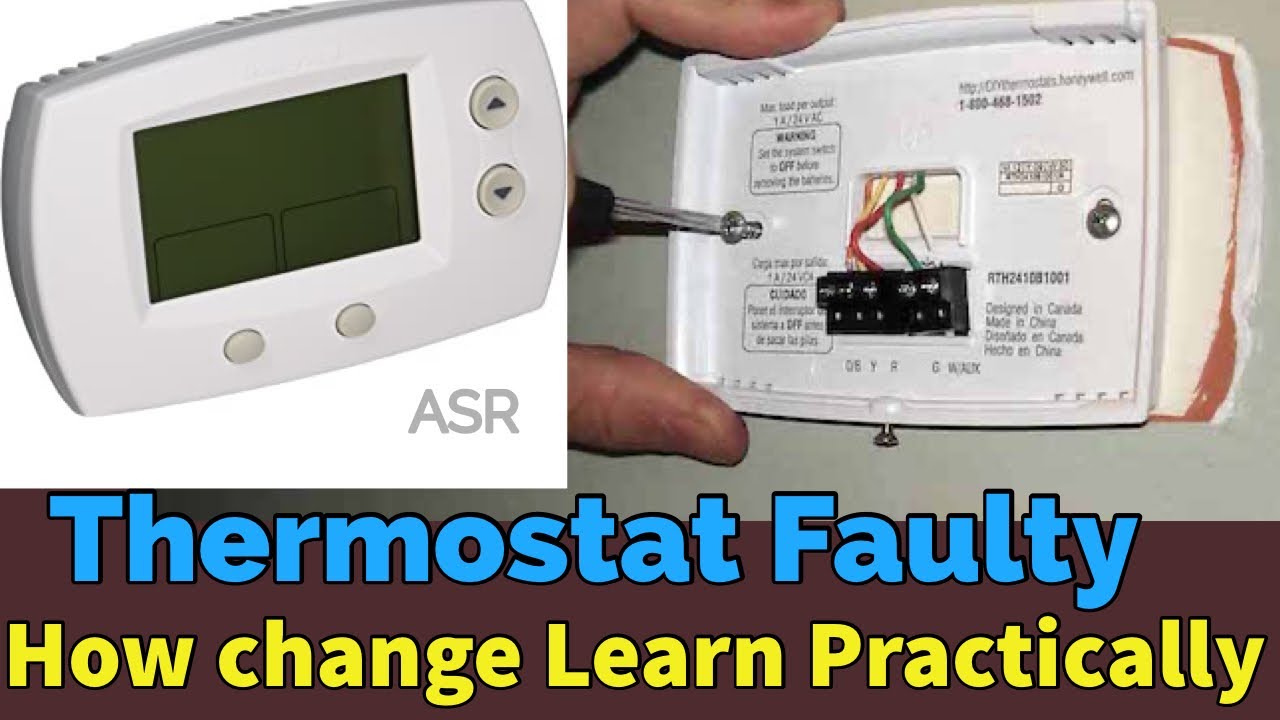 How to change Thermostat package Unit digital thermostat faulty check Learn Practically Useful Video