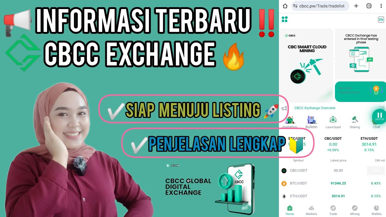 INFO TERBARU‼️CBCC EXCHANGE SIAP MENUJU LISTING 🚀
