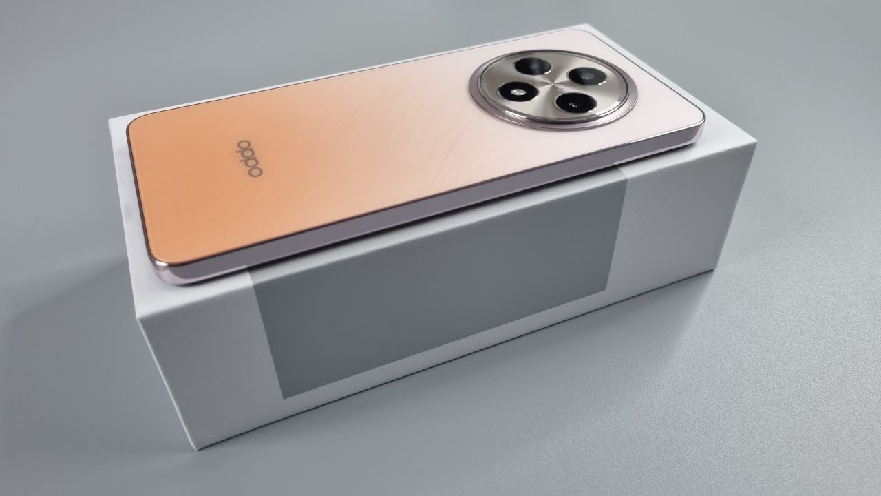 Oppo Reno 12F 4G Unboxing & Camera Test | Amber Orange Colour | Retail Unit