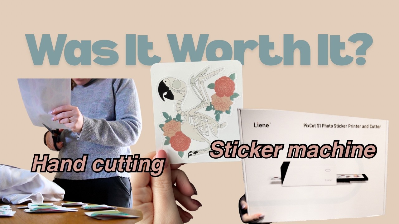 From Hand-Cutting Stickers to PixCut… Was It Worth It? | Small Business Journey