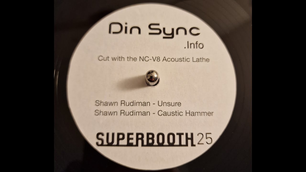 DinSync NC-V8 Acoustic Lathe demonstration cut #2