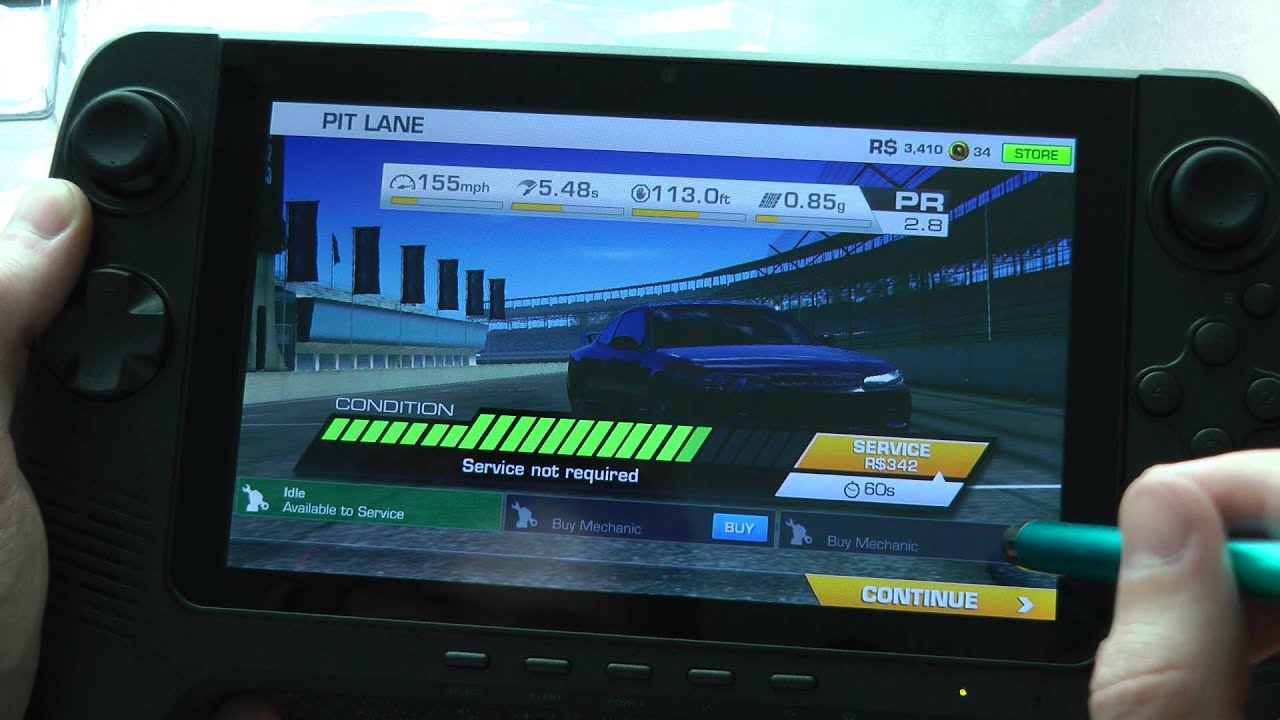 GPD G7 - Real Racing 3 gameplay