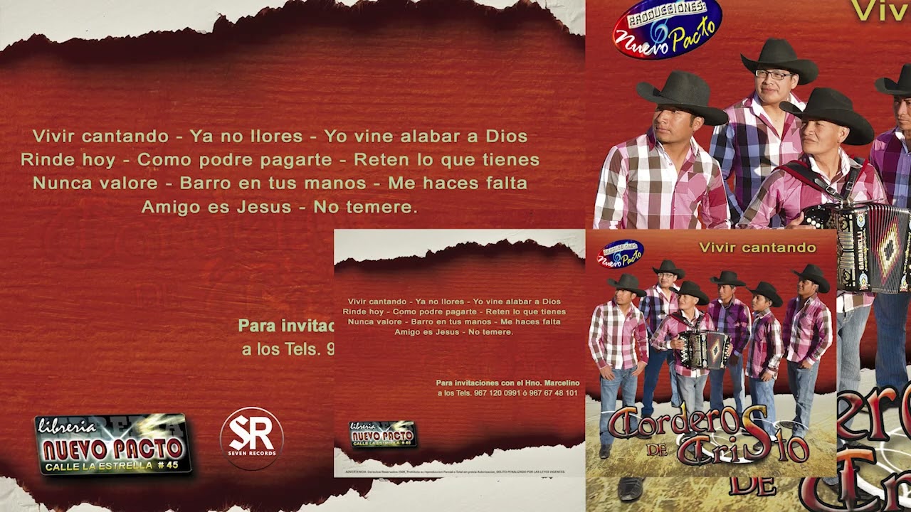 Marcelino jimenez y su grupo corderos de Cristo  RINDE HOY