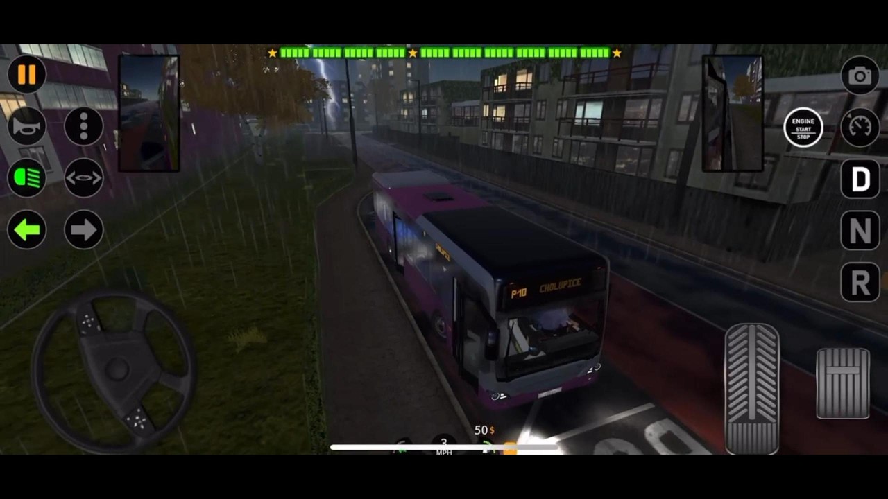 PRAGUE AT NIGHT is Beautiful! 😱 | Bus Simulator EVO | Mobile Gameplay