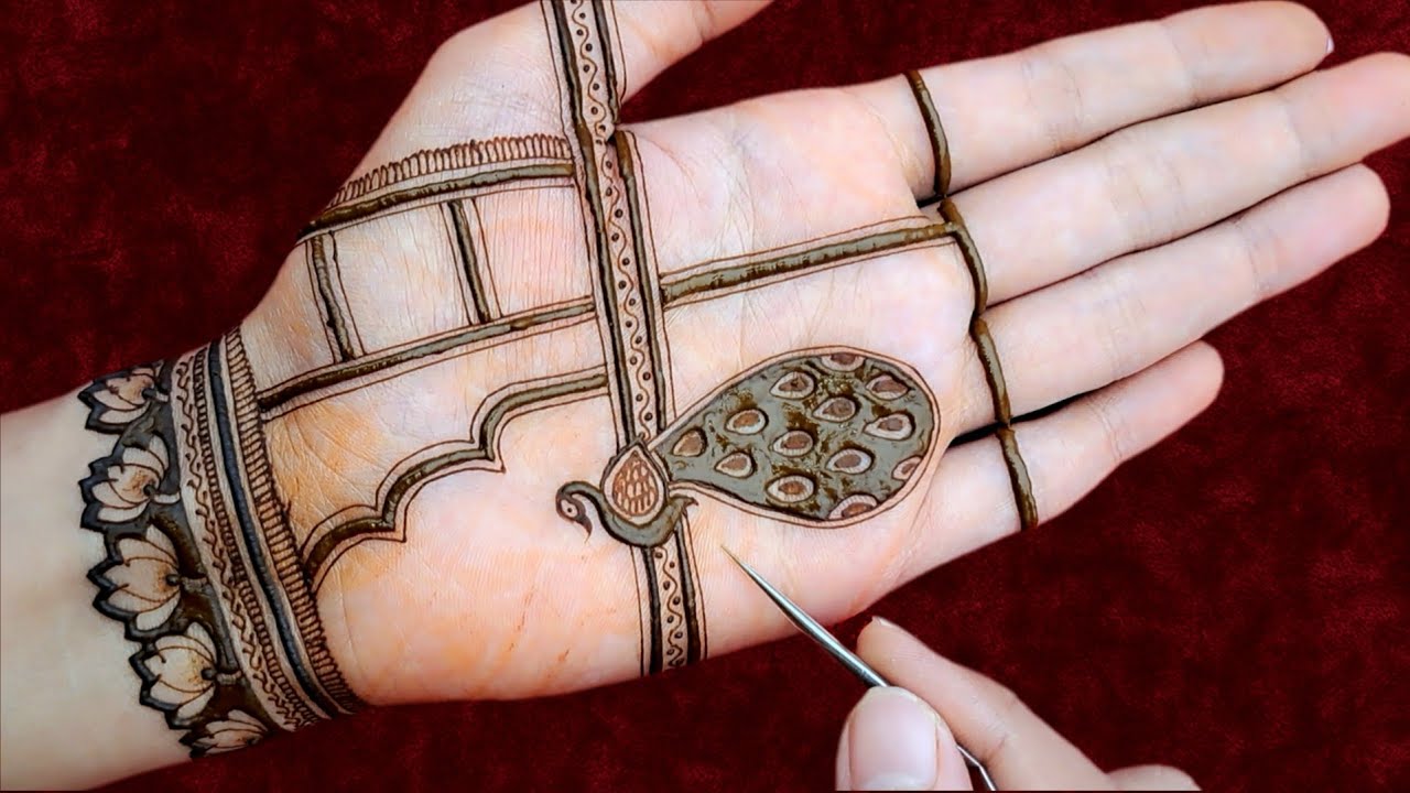 Teej Special Lotus 🪷 & Peacock 🦚 Mehndi Design || Full Hand Mehndi Design || Mehndi Design