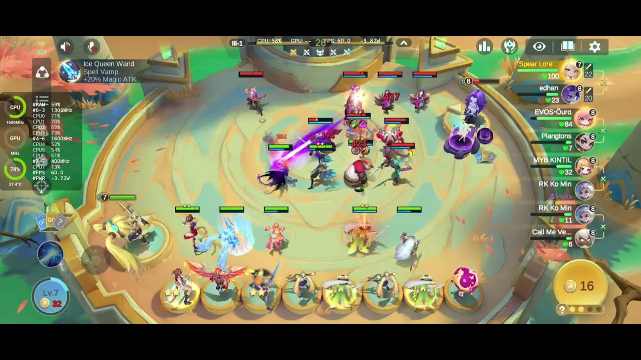 Magic Chess: Go Go | Gameplay Mobile Android Xiaomi Poco X6 PRO 60 FPS
