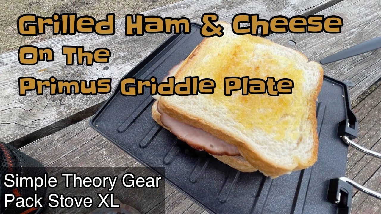 Grilled Ham & Cheese on the Primus Griddle Plate