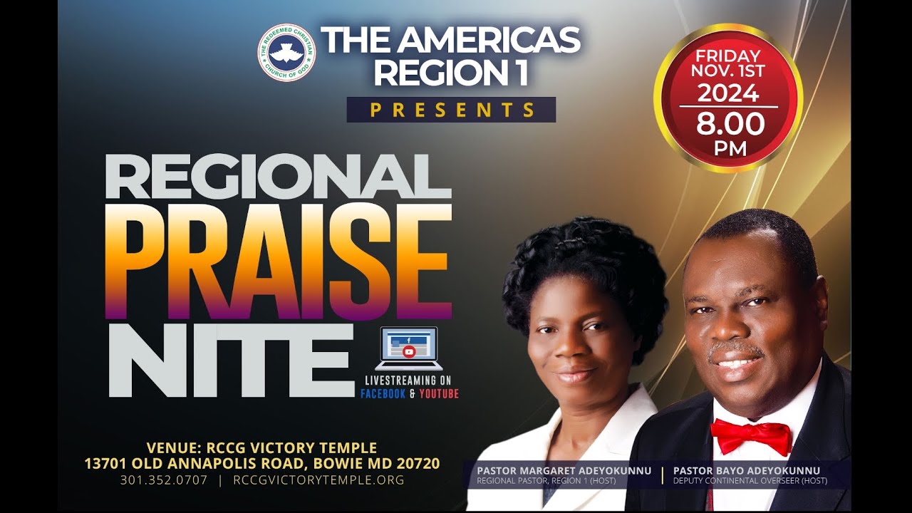 REGIONAL PRAISE & PRAYER NITE, NOV 1ST 2024  | Victory Temple Bowie