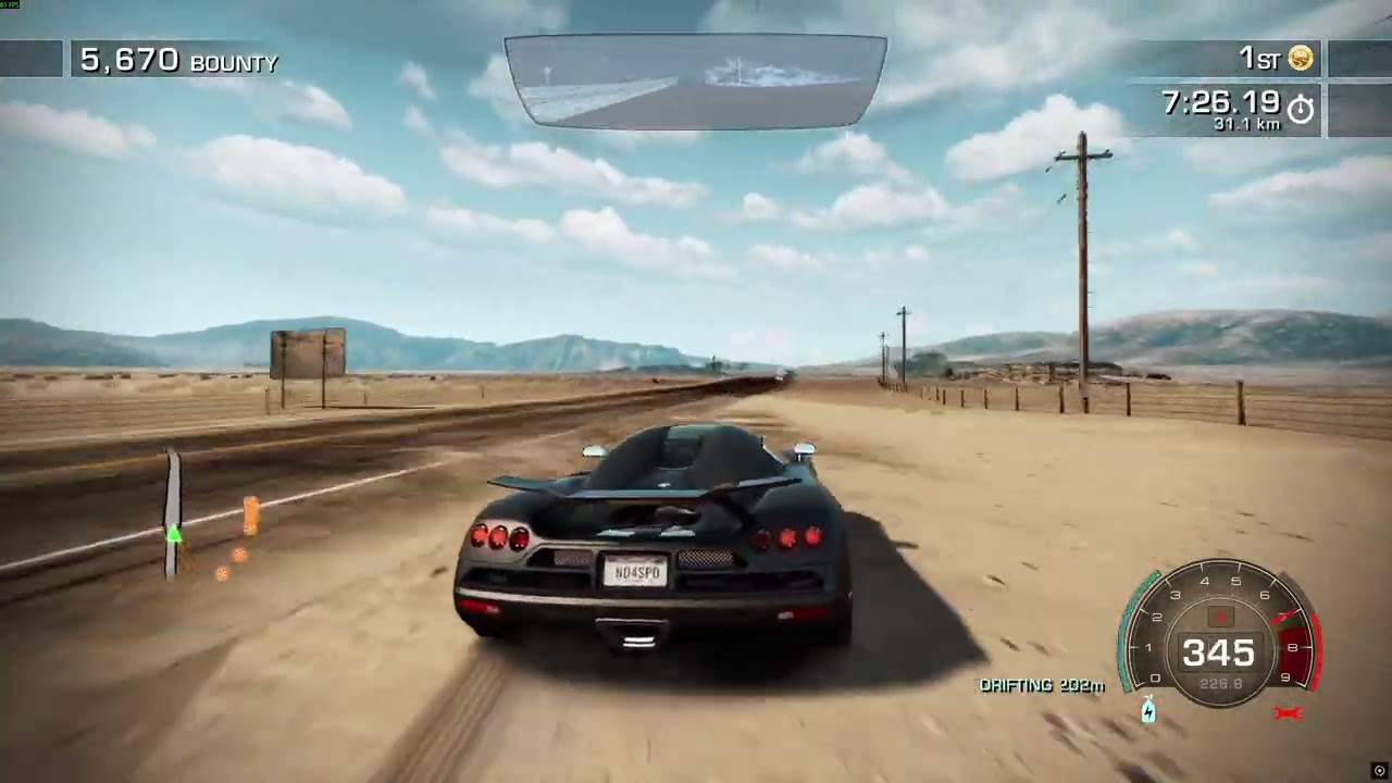 NFS Hot Pursuit 2010 Remastered Seacrest Tour