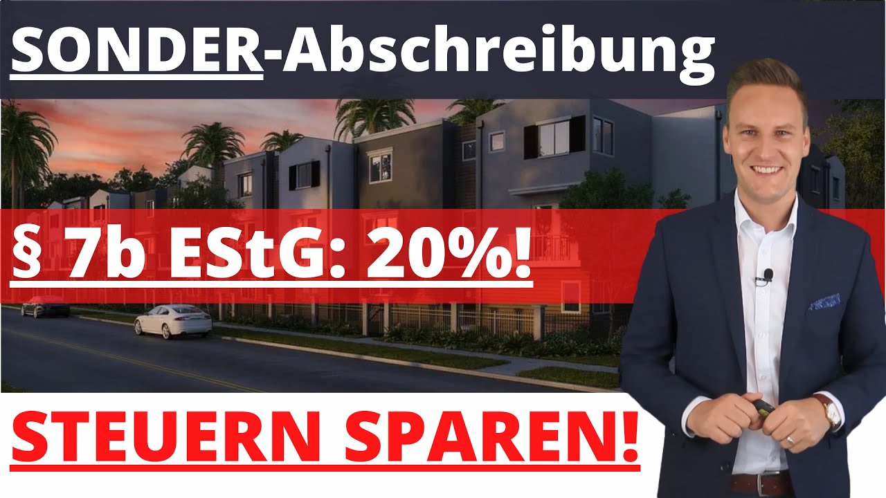 Steuern sparen mit der neuen Sonderabschreibung für Vermieter (§ 7b EStG) - Gebäudeabschreibung