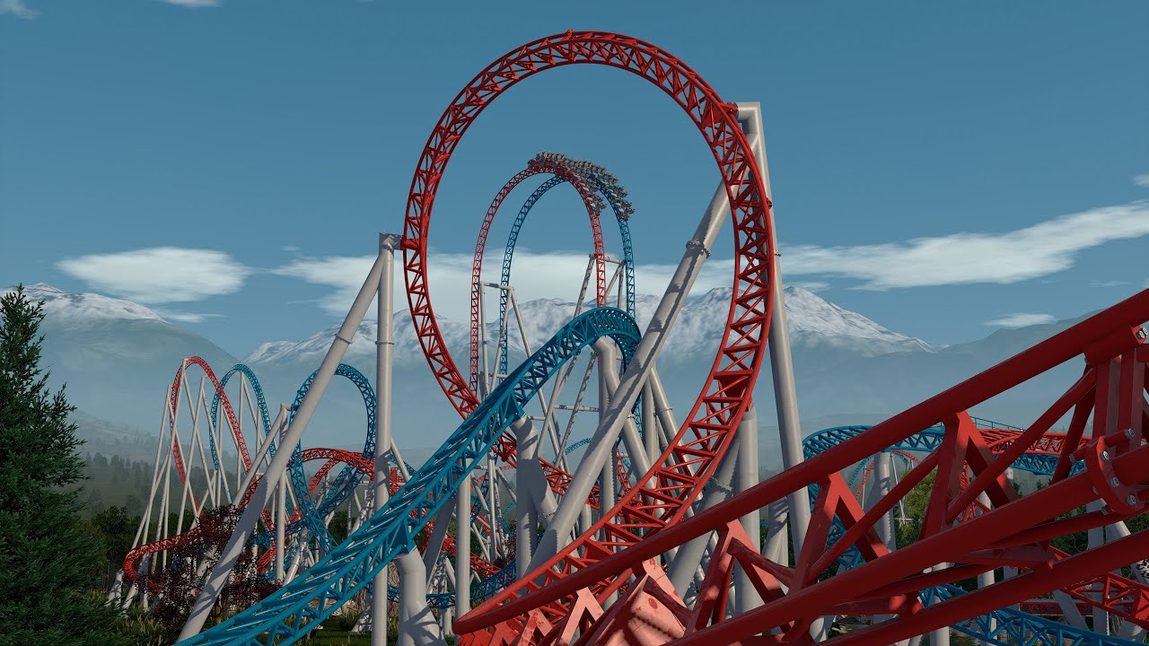Dueling Dragons - NoLimits 2 (Mack Dueling Launch Coaster)