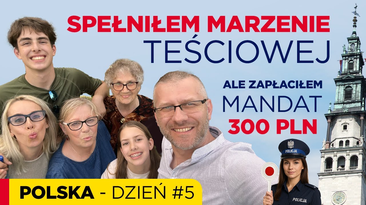 Spełniłem marzenie teściowej, ale zapłaciłem mandat 300 złotych