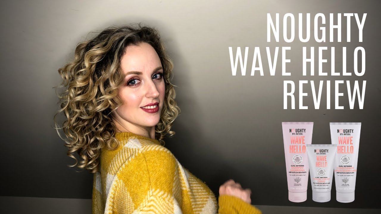Noughty Wave Hello Product Line Review, Curly Hair Products - Shampoo, Conditioner & Curl Cream