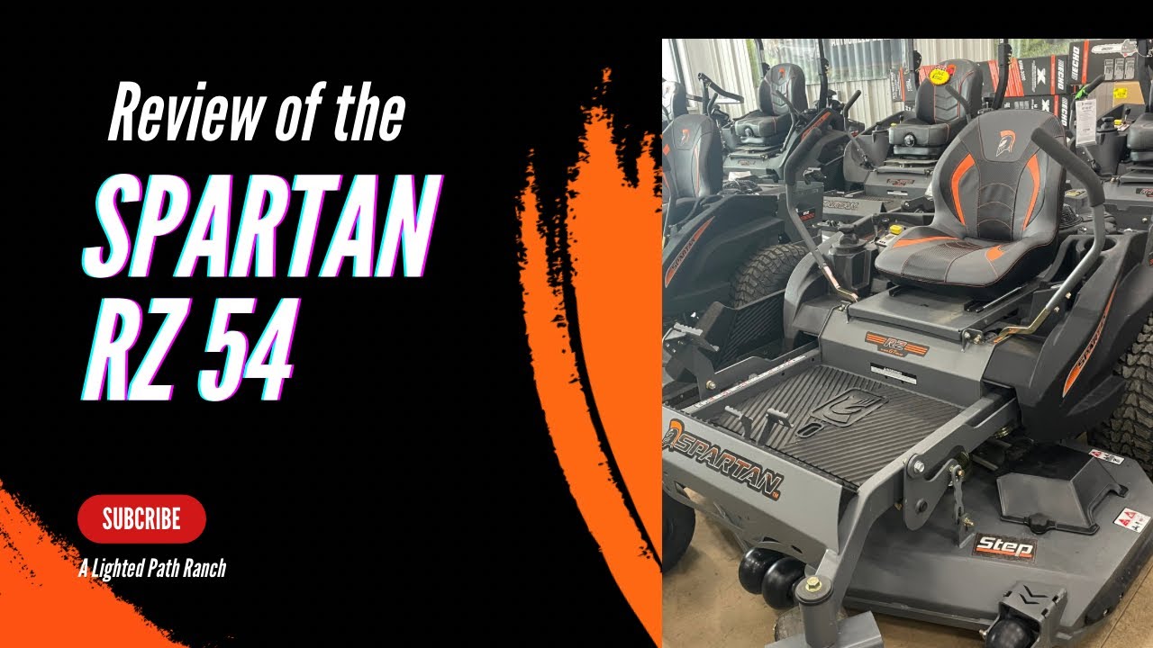 Spartan RZ 54 Zero Turn Mower Review #ranchinonmission