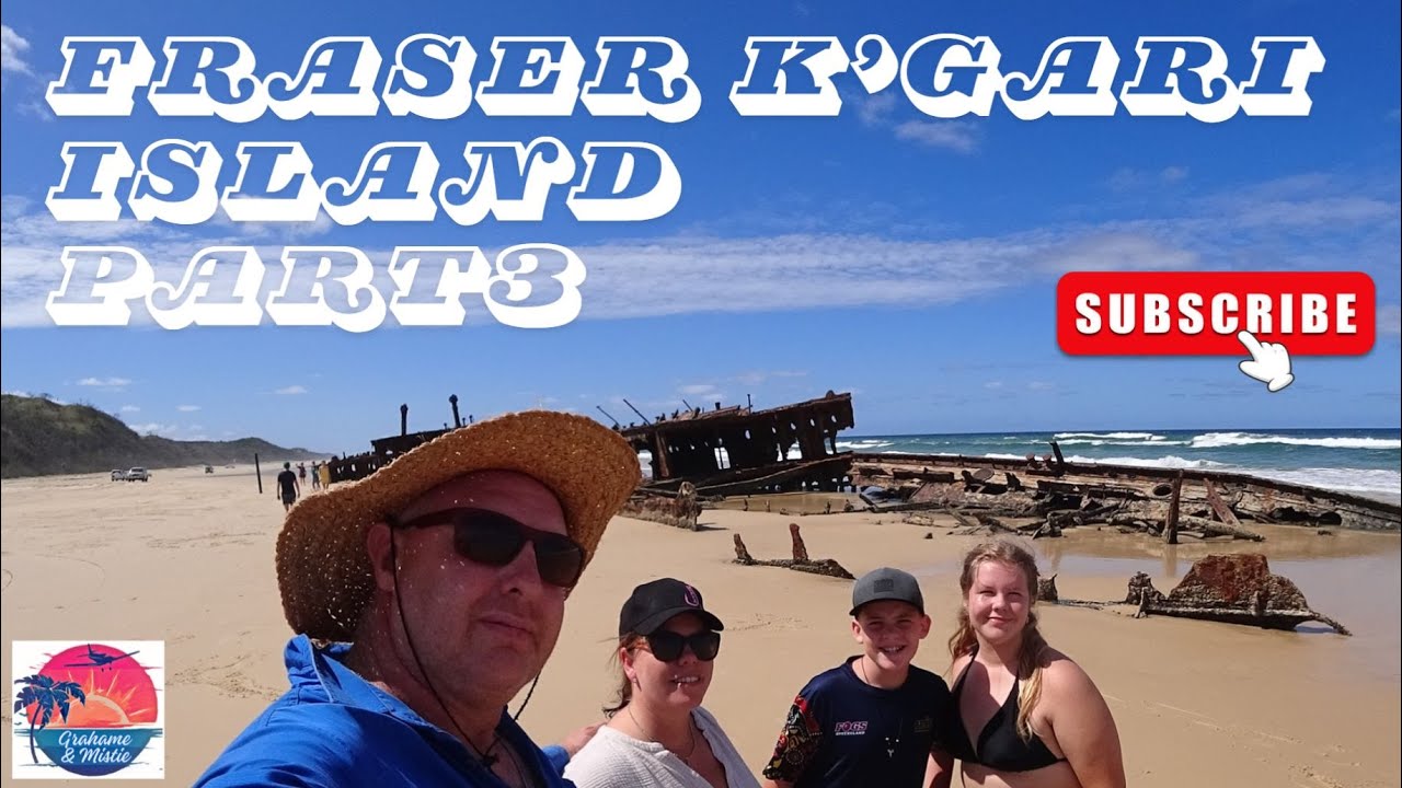 Fraser Island or K'gari Island Part 3, Eli Creek, Maheno Shipwreck, Happy Valley & Lake Garawongera