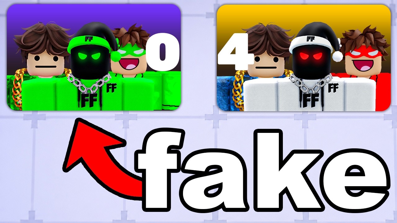 FAKE Youtubers vs REAL Youtubers In Roblox Rivals!