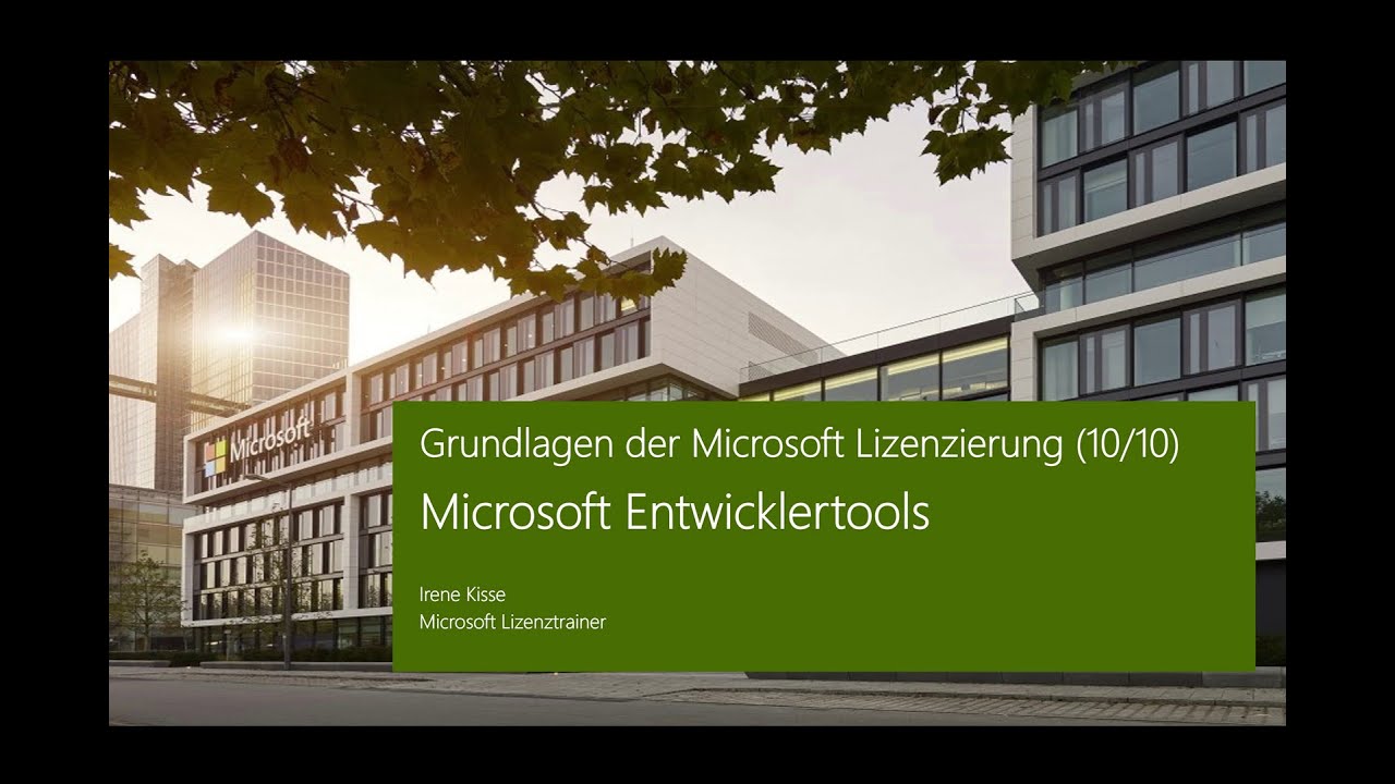 Grundlagen der Microsoft Lizenzierung: Entwicklertools | Microsoft