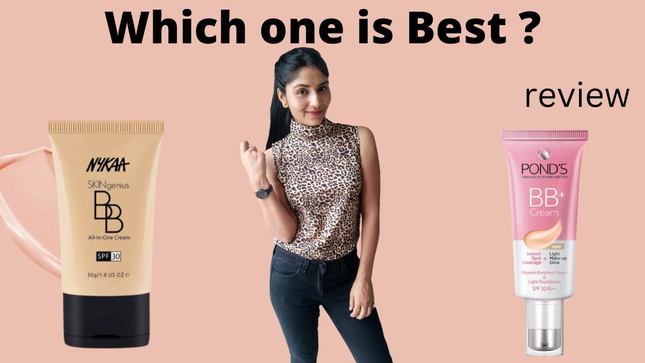 Which bb cream is the best ? NYKAA bb cream Vs Ponds bb cream | Ponds ivory | Nykaa Fresh Fawn |