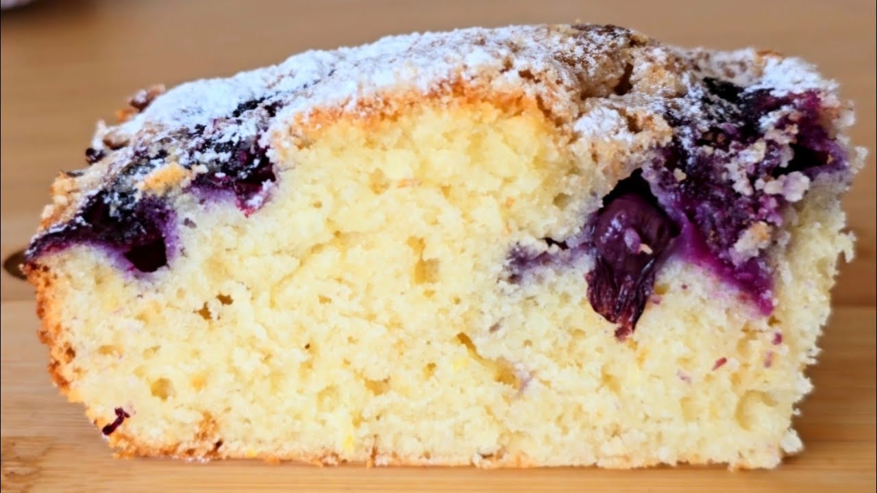 ⭐️El POSTRE MÁS RICO Y FÁCIL, EN 2 MINUTOS[ sólo con 2 HUEVOS] #cupcake #blueberries 🫐